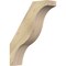 Ekena Millwork 6"W x 22"D x 28"H Funston Rough Sawn Knee Brace, Douglas Fir BRC06X22X28FST00RDF - alternate 1